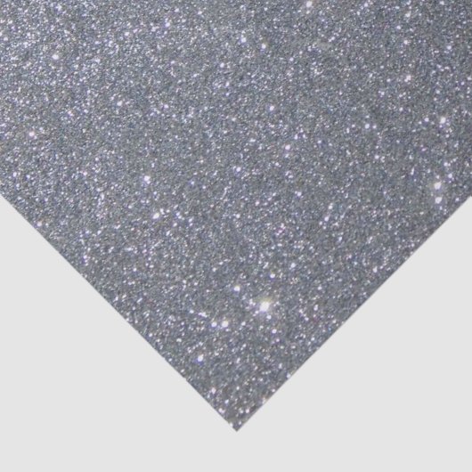 Papier Mousseline Papier papier parties scintillant argenté (Détail)