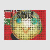 Papier Mousseline Papier papier pour sourire rouge (Recto)