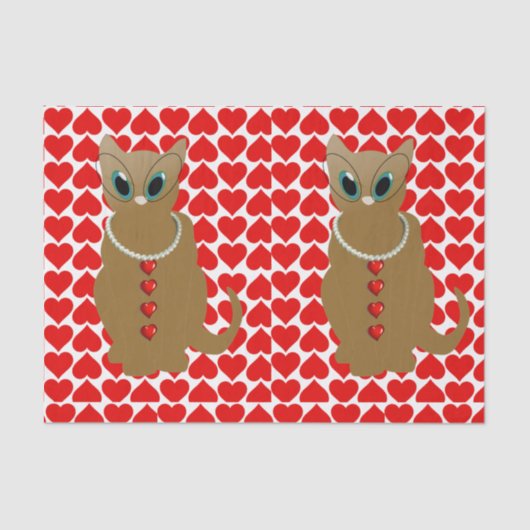 Papier Mousseline Papier papier sur la Saint-Valentin (Recto)