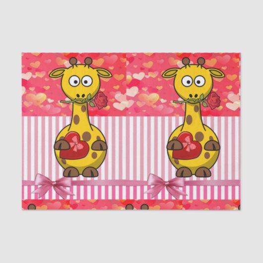 Papier Mousseline Papier papier sur la Saint-Valentin (Recto)