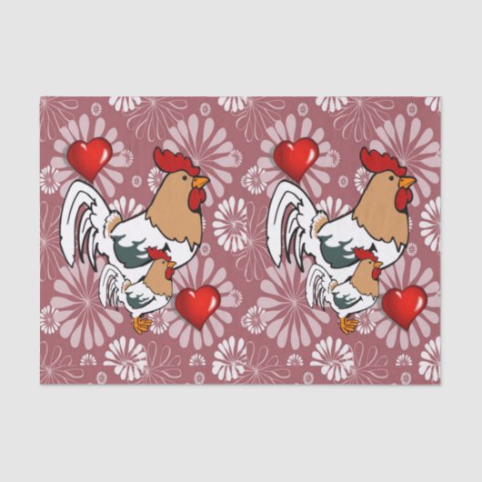 Papier Mousseline Papier papier sur la Saint-Valentin (Recto)