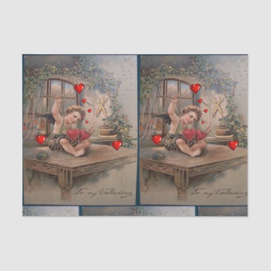 Papier Mousseline Papier papier sur la Saint-Valentin (Recto)