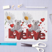 Papier Mousseline Papier papier sur la Saint-Valentin (Artisanat)