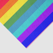 Papier Mousseline Papier papier tissu Gras Rainbow Stripes (Détail)