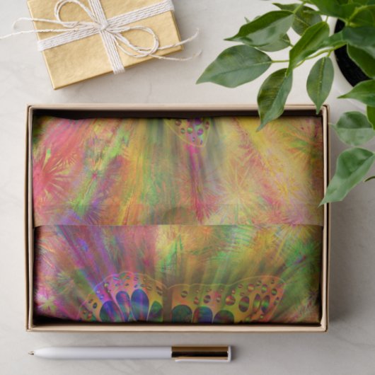 Papier Mousseline papier papillon (Cadeau)