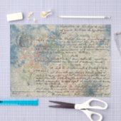 Papier Mousseline Papier Pastel BlueTissue d'inspiration française v (Artisanat)