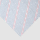 Papier Mousseline Papier Pastel rose, bleu et blanc (Détail)