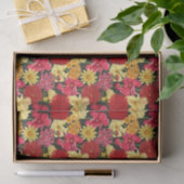 Papier Mousseline Papier peint floral dans le style d'aquarelle (Cadeau)