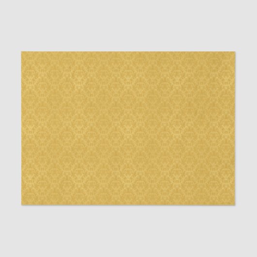 Papier Mousseline Papier peint floral d'or de luxe (Recto)