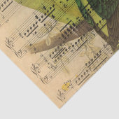 Papier Mousseline Papier peint victorien d'oiseau d'aquarelle de (Détail)