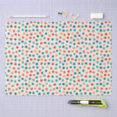 Papier Mousseline Papier pois rétro (Artisanat)