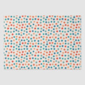 Papier Mousseline Papier pois rétro (Recto)
