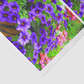 Papier Mousseline Papier pourpre de Decoupage de bouteille de (Détail)