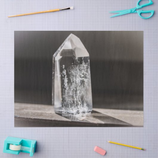 Papier Mousseline papier quartz cristal (Artisanat)