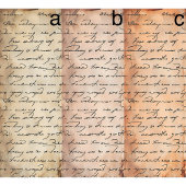 Papier Mousseline Papier Sepia Agé Élégant Écriture DC8a Découpage