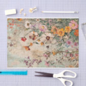 Papier Mousseline Papier soie Decoupage Automne Fleurs sauvages Var0 (Artisanat)
