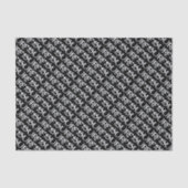 Papier Mousseline papier surf en tissu noir (Recto)