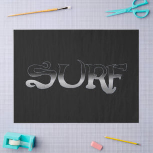 Papier Mousseline papier surf noir de tissu