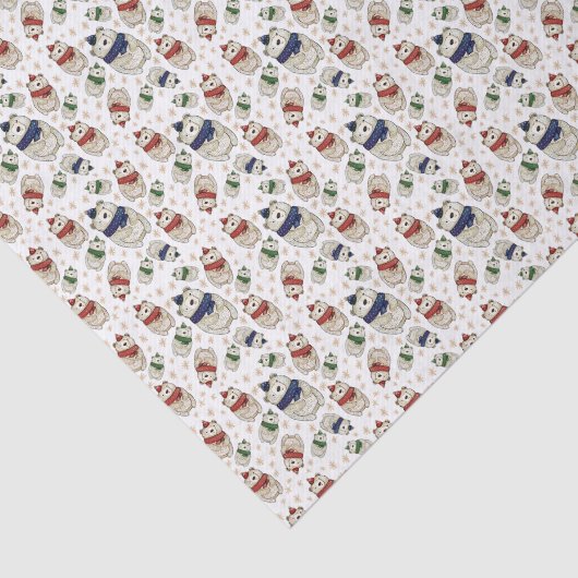 Papier Mousseline Papier Teddy Bear (Détail)