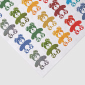 Papier Mousseline Papier Teddy Bear (Détail)