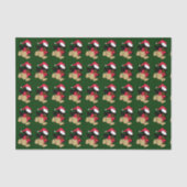 Papier Mousseline Papier Teddy Bear de Noël (Recto)