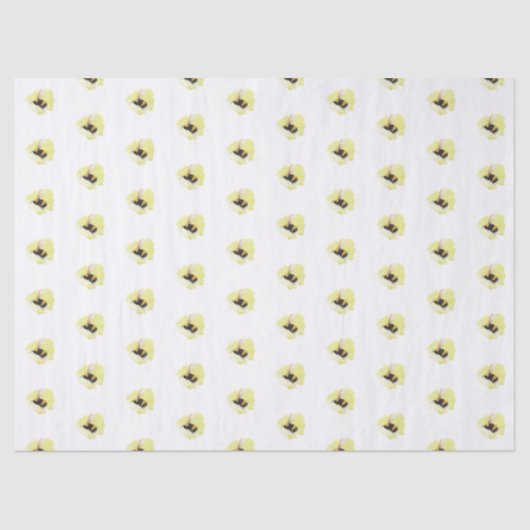 Papier Mousseline Papier Tissu Abeille (Recto)