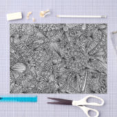 Papier Mousseline Papier Tissu Abstrait Pavo Pontem (Artisanat)