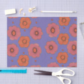 Papier Mousseline Papier Tissu Afro Poppies (Artisanat)