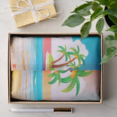 Papier Mousseline Papier Tissu Aloha (Cadeau)