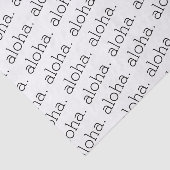 Papier Mousseline Papier Tissu Aloha (Détail)