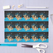 Papier Mousseline Papier Tissu Anges Neiges (Artisanat)