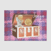 Papier Mousseline Papier Tissu Angle Plaid