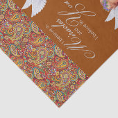 Papier Mousseline Papier Tissu Angles Paisley (Détail)