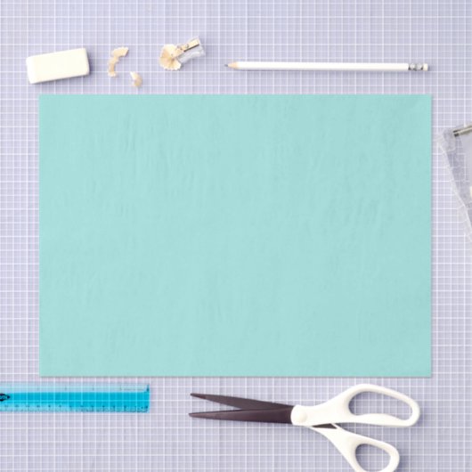 Papier Mousseline Papier Tissu Aqua (Artisanat)