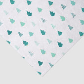 Papier Mousseline Papier Tissu Aqua Christmas Tree (Détail)