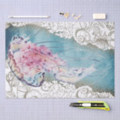 Papier Mousseline Papier Tissu Aquarelle (Artisanat)