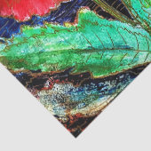 Papier Mousseline Papier Tissu Aquarelle (Détail)