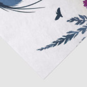 Papier Mousseline Papier Tissu Aquarelle Héron Bleu (Détail)