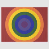 Papier Mousseline Papier Tissu Arc-en-ciel (Recto)