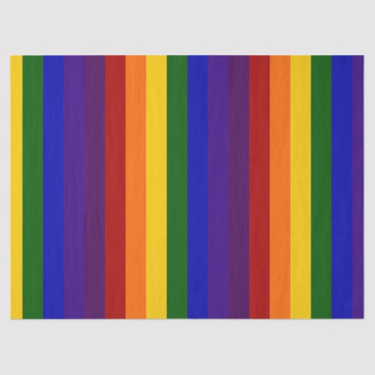 Papier Mousseline Papier Tissu Arc-En-Ciel (Recto)