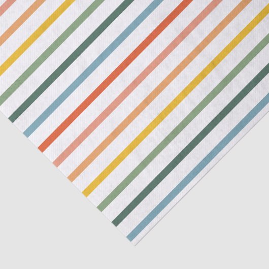 Papier Mousseline Papier Tissu Arc-En-Ciel (Détail)