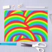 Papier Mousseline Papier Tissu Arc-en-ciel - Enveloppement Cadeau Co (Artisanat)
