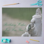 Papier Mousseline Papier Tissu Avec Colibri (Artisanat)