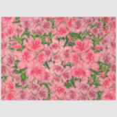Papier Mousseline Papier Tissu Azalea Pretty Rose (Recto)