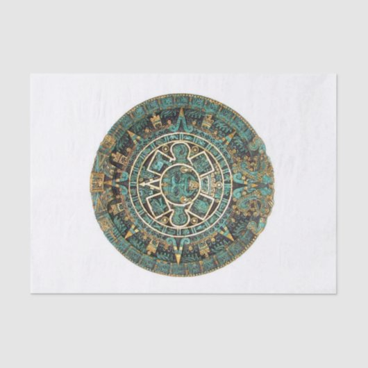 Papier Mousseline Papier Tissu Aztec (Recto)