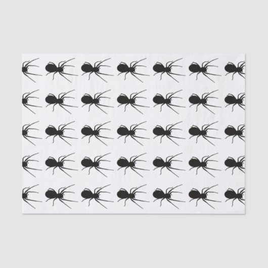 Papier Mousseline Papier Tissu Black Spider (Recto)