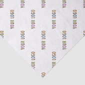 Papier Mousseline Papier Tissu Blanc avec logo de l'entreprise Impre (Détail)