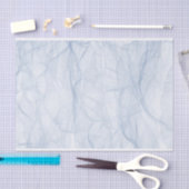 Papier Mousseline papier tissu bleu (Artisanat)