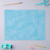 Papier Mousseline Papier Tissu Bleu Coton Candy (Artisanat)