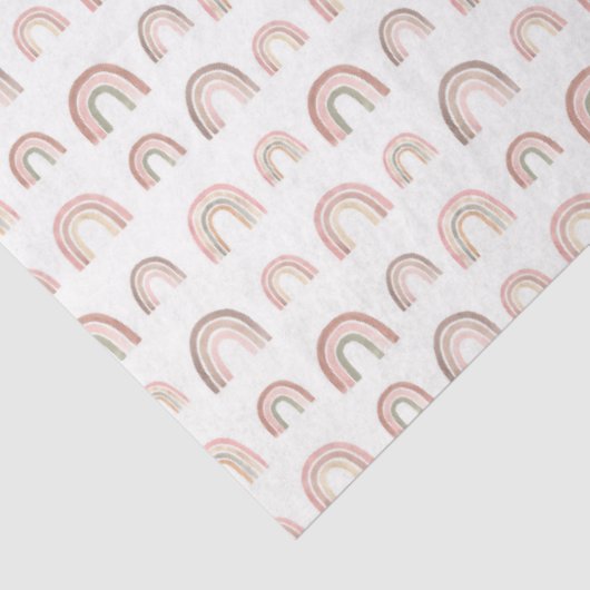 Papier Mousseline Papier Tissu Boho Rainbow (Détail)